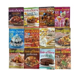 Taste of Home Magazine Collection 12 Issues Fall Winter Summer Cooking Recipes